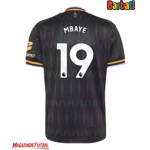 Aston Villa Ibrahim Mbaye #19 Tricou Fotbal Replică 2026-27 Barbati Deplasare Aston Villa Ibrahim Mbaye #19 Tricou Fotbal Replică 2026-27 Barbati Deplasare
